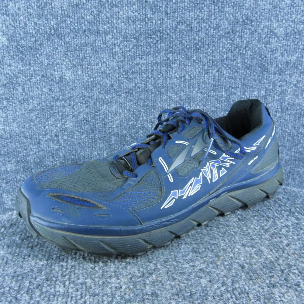 Altra Gaiter Trap Men Sneaker Trail Shoes Sz 10.5 Medium Blue Synthetic Lace Up